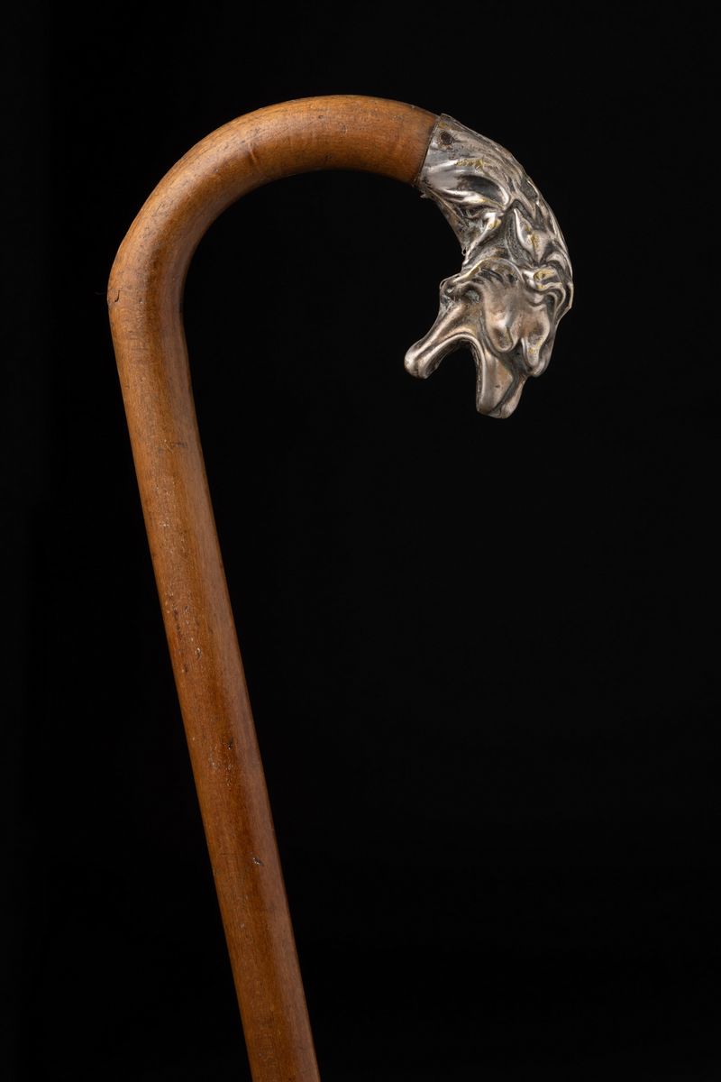 Bastone in Argento. Francia, Fine XIX Secolo