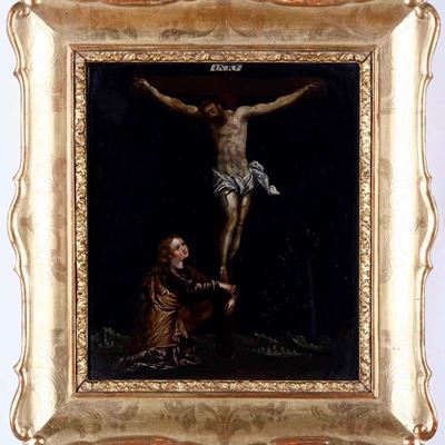 Scuola del XVII Secolo Crocifissione