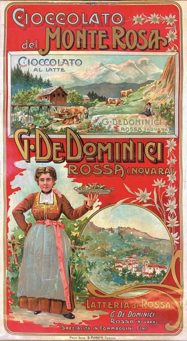 Anonimo CIOCCOLATO MONTE ROSA / G.DE DOMINICI