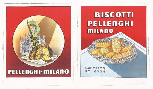 Anonimo BISCOTTI PELLENGHI MILANO / PANETTONI PELLENGHI / GRISSINO AMBROSOLI