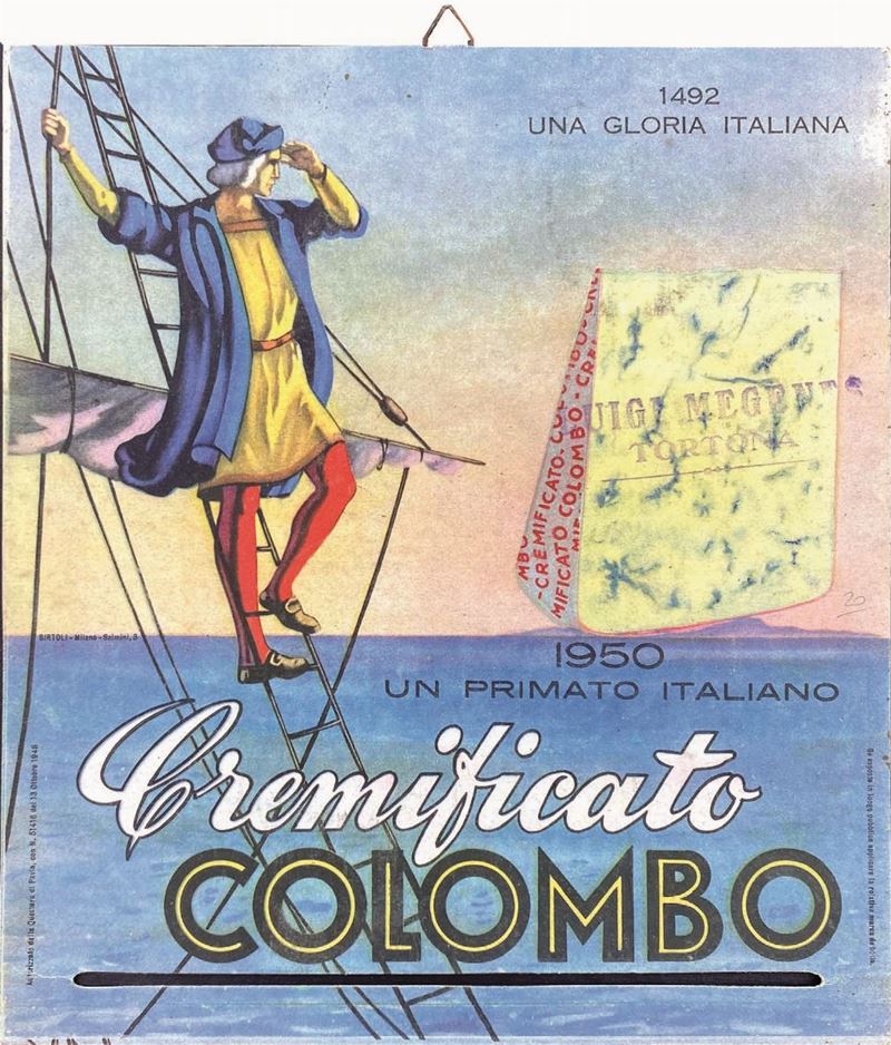 Anonimo CREMIFICATO COLOMBO  - Auction Posters | Cambi Time - I - Cambi Casa d'Aste