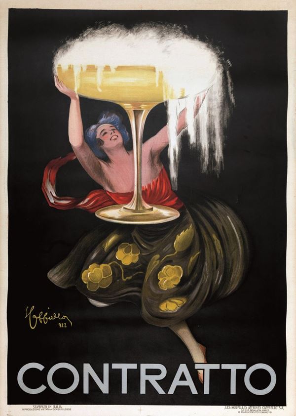 Leonetto Cappiello - Leonetto Cappiello ( 1875-1942 ) CONTRATTO