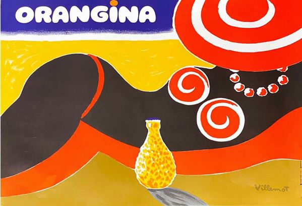 Bernard Villemot - Bernard Villemot (1911-1989)  ORANGINA