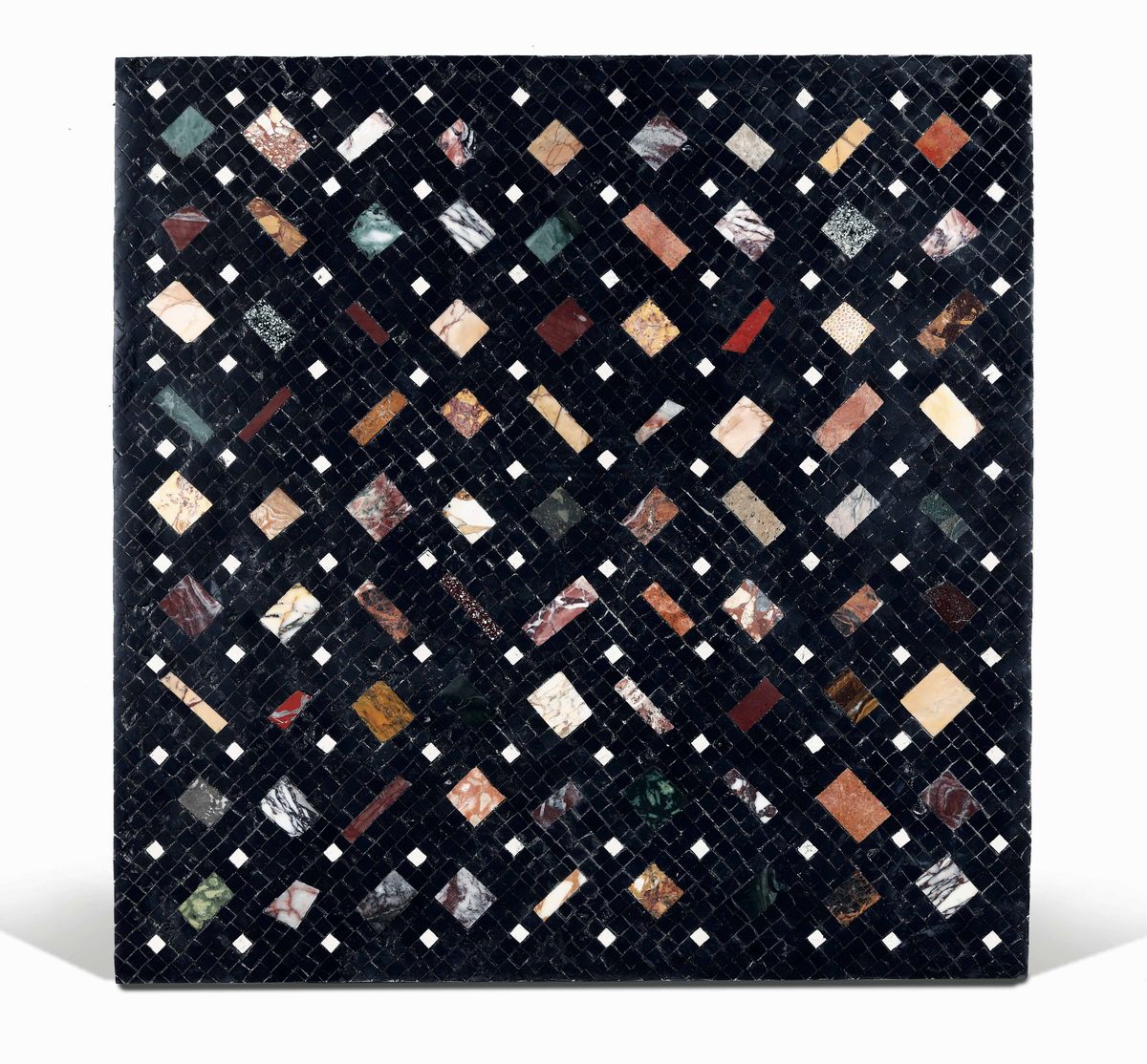 Coppia di Piani a Mosaico