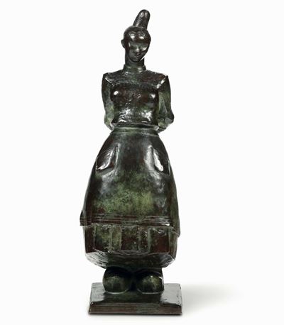 Nito Marquez (1903 - 1980) Figura Femminile Orientale