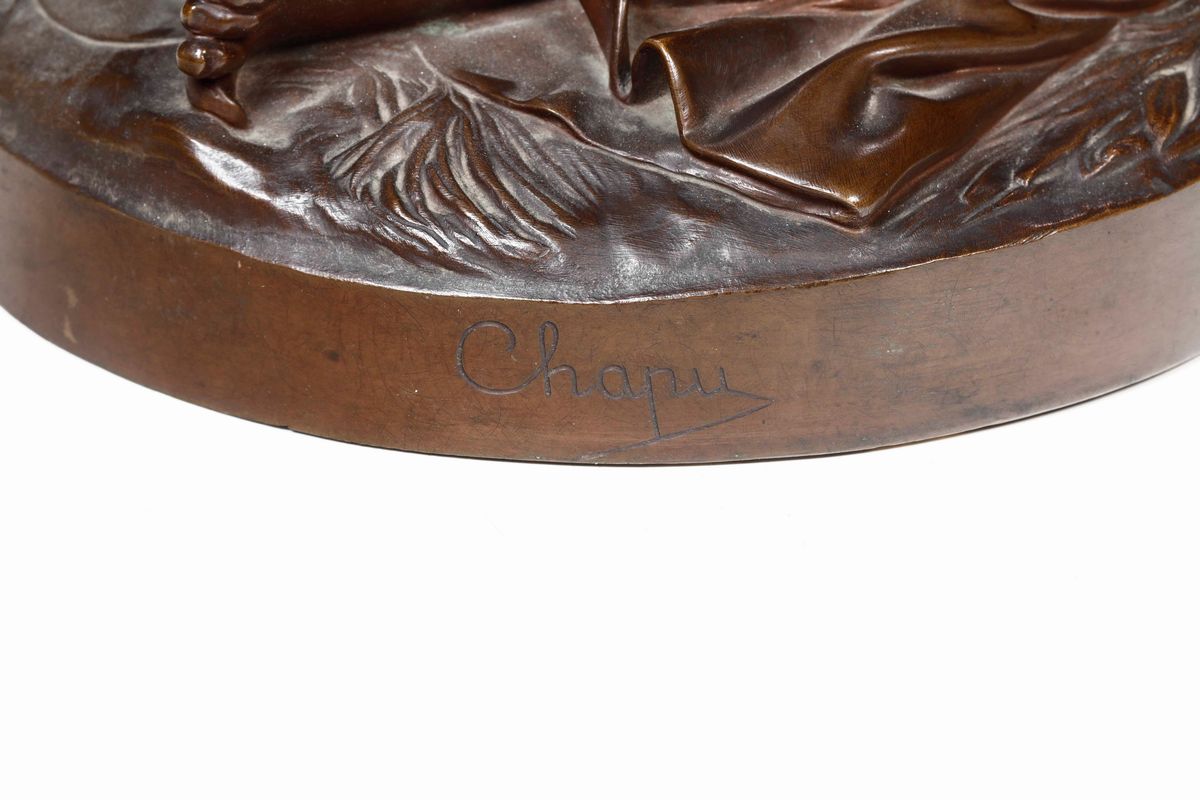 Henri-michelle Chapu - Giovanna D'arco a Domremy