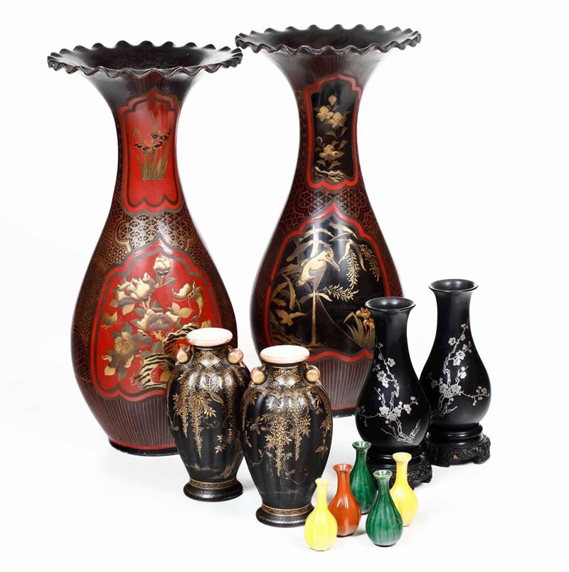 Lotto di vasi orientali in porcellana  - Auction Italian Mansions - I - Cambi Casa d'Aste