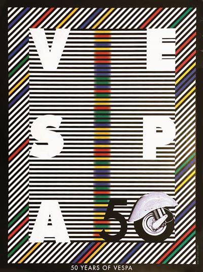 Milton Glaser (1929-2020) 50 Years Of Vespa