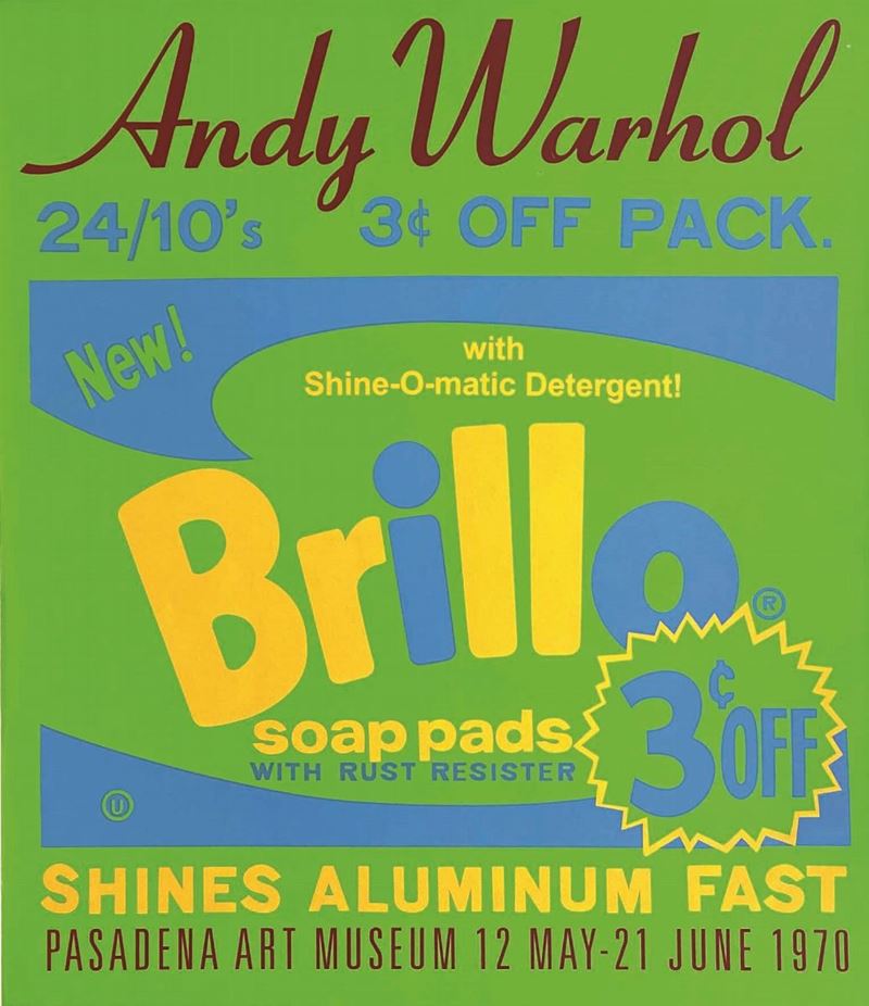 Andy Warhol : Andy Warhol (1928-1987) SHINES ALUMINUM FAST / PASADENA ART MUSEUM  - Auction Posters | Cambi Time - I - Cambi Casa d'Aste