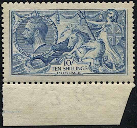 1915, GREAT BRITAIN, SEAHORSES.  - Auction Philately - Cambi Casa d'Aste