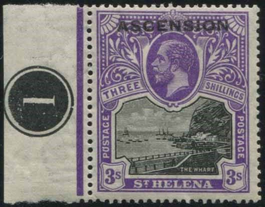 1922, ASCENSION, KING GEORGE V  - Auction Philately - Cambi Casa d'Aste