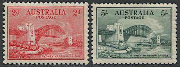 1932, AUSTRALIA, SYDNEY HARBOUR BRIDGE