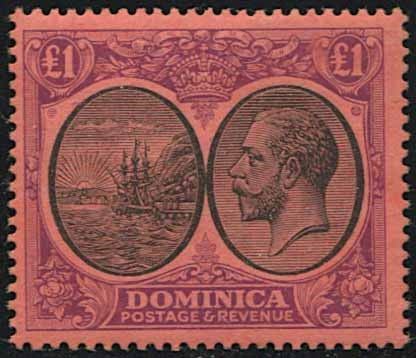1923/1933, DOMINICA, KING GEORGE V