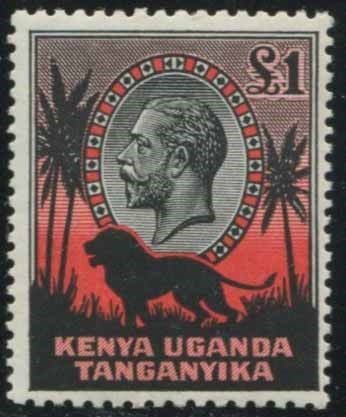 1935, KENIA, UGANDA & TANGANIKA