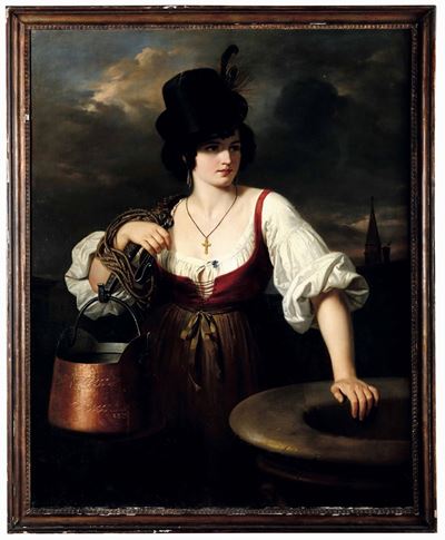 Pittore del XIX Secolo Figura Femminile