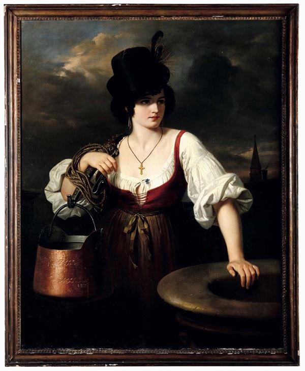 Pittore del XIX secolo Figura femminile