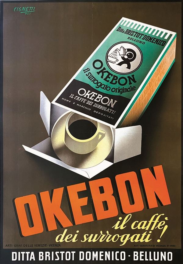 Michelangelo Cignetti - Michelangelo Cignetti (1906-1966) OKEBON, IL CAFFE’ DEI SURROGATI! 