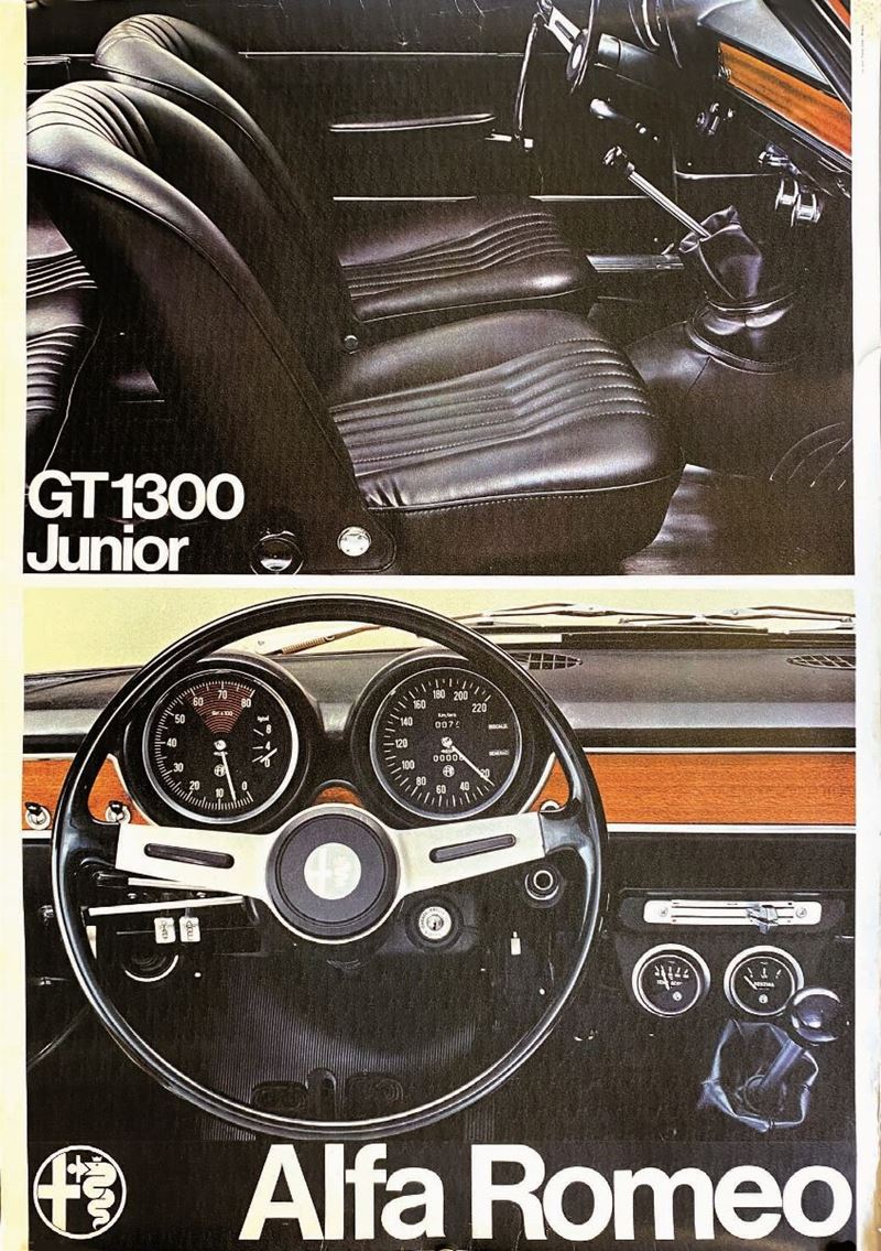 Anonimo ALFA ROMEO GT 1300 JUNIOR   - Auction Posters | Cambi Time - I - Cambi Casa d'Aste