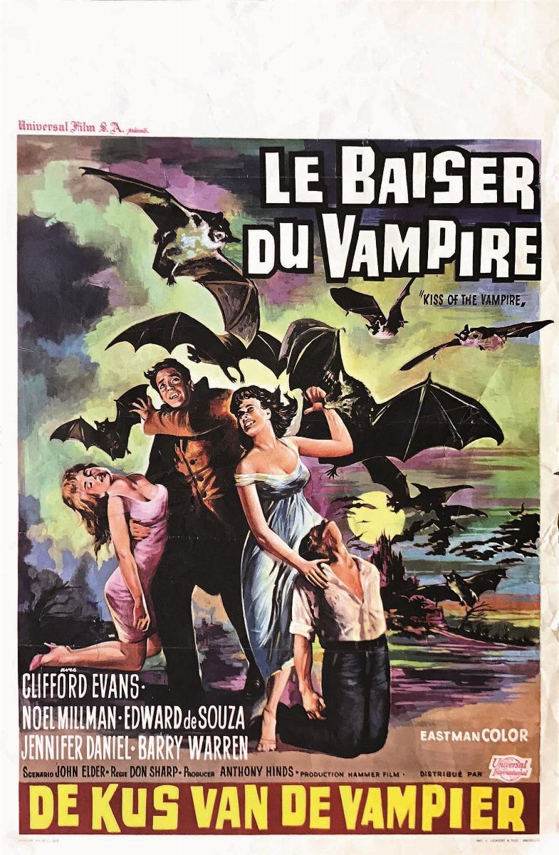 Anonimo LE BAISER DU VAMPIRE  - Auction Posters | Cambi Time - I - Cambi Casa d'Aste