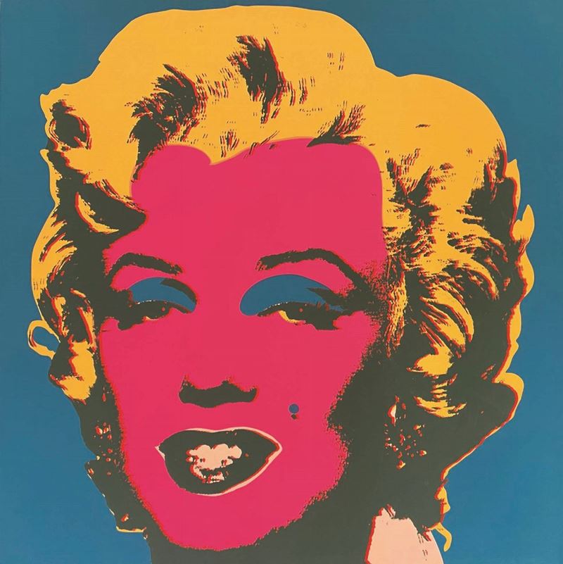 Andy Warhol : Andy Warhol (1928-1987) MARILYN MONROE (BLUEROSE)  - Asta Manifesti | Cambi Time - I - Cambi Casa d'Aste