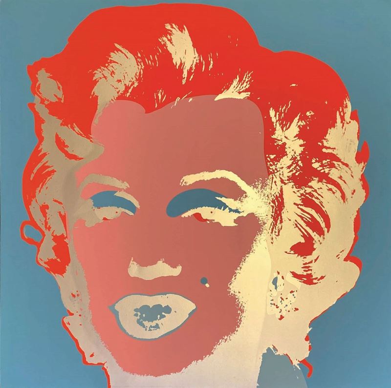 Andy Warhol : Andy Warhol (1928-1987) MARILYN MONROE (ORANGE ROSE)   - Asta Manifesti | Cambi Time - I - Cambi Casa d'Aste