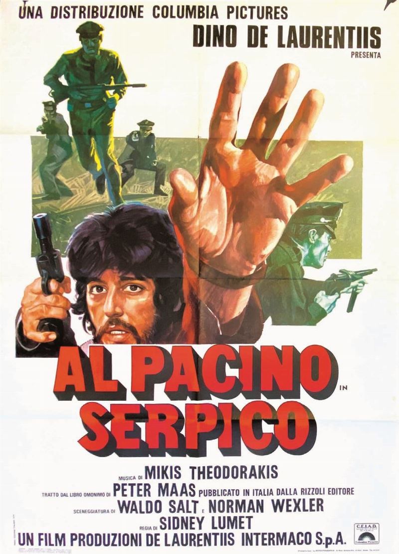 Anonimo AL PACINO in SERPICO   - Auction Posters | Cambi Time - I - Cambi Casa d'Aste