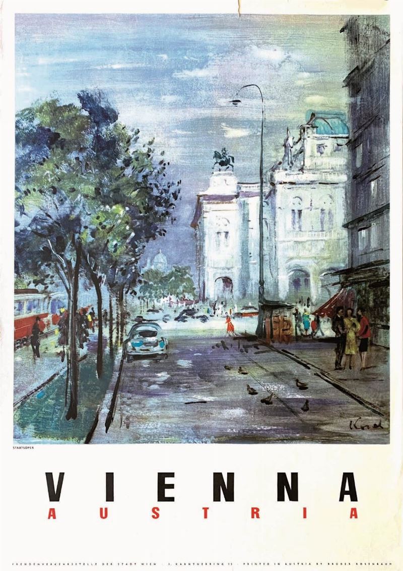 Kosel Hermann : Kosel Hermann (1896-1983) VIENNA AUSTRIA  - Auction Posters | Cambi Time - I - Cambi Casa d'Aste