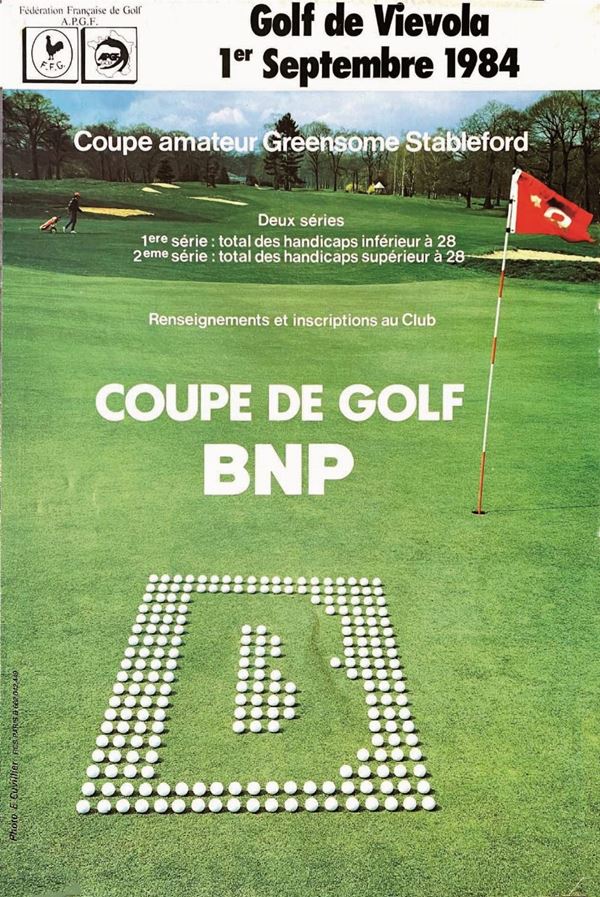 Anonimo COUPE DE GOLF BNP VIEVOLA 1984 / PRO-AM INTERNATIONAL BIARRITZ 1988