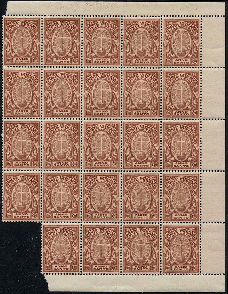 1933, ANNO SANTO, SERIE DI 4 VALORI (S. 15/18).  - Auction Philately - Cambi Casa d'Aste