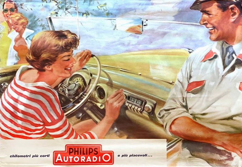 Anonimo PHILIPS AUTORADIO  - Auction Posters | Cambi Time - I - Cambi Casa d'Aste