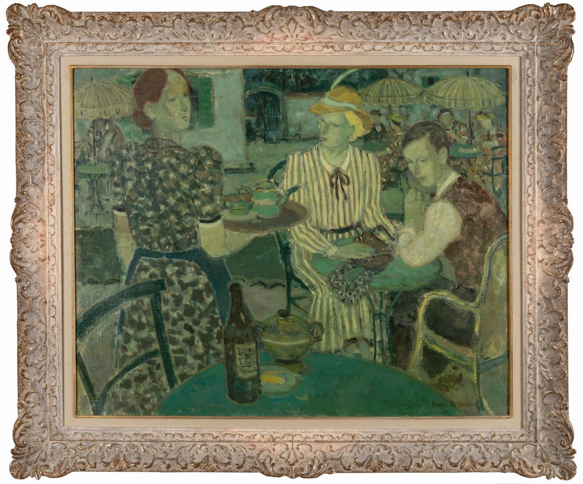Andre Regagnon (1902 - 1976) Scena di Genere