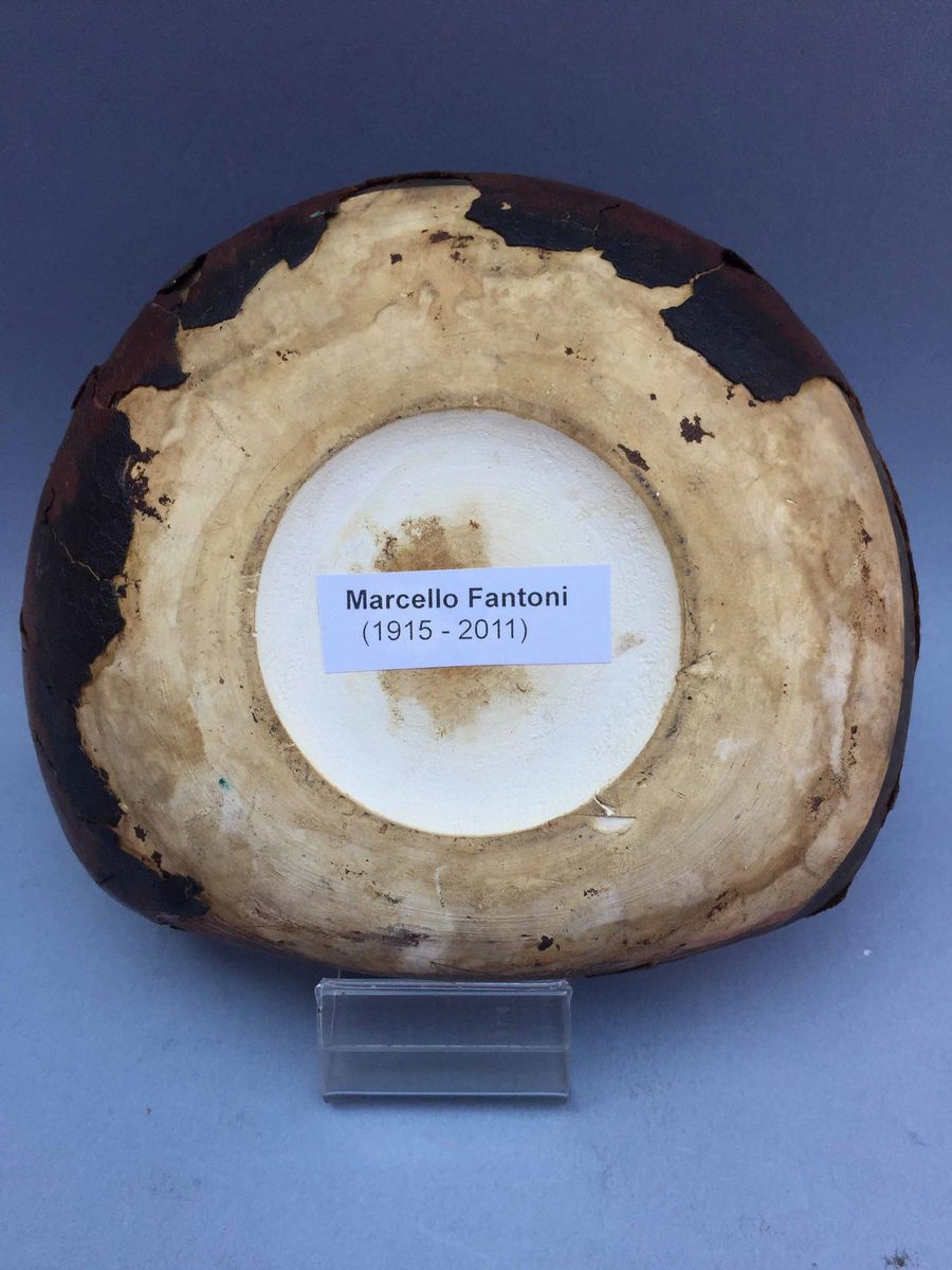Marcello Fantoni - Piatto con Due Figure, Anni '50