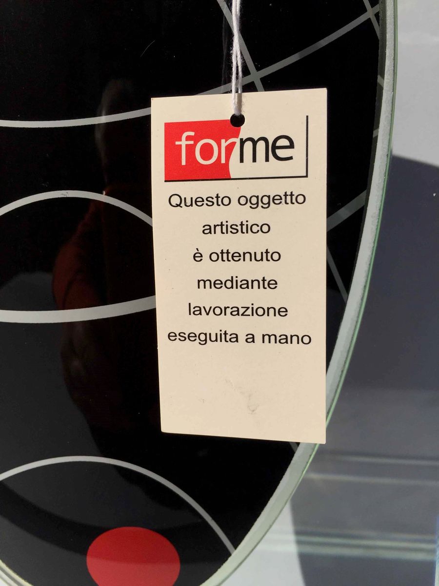 Originale Vaso in Vetro Realizzato a Mano