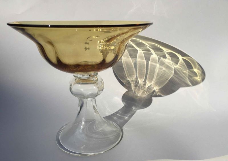 Murano. Alzata bicolore  - Auction Ancient and Modern: 290 lots from a private collection | Cambi Time - I - Cambi Casa d'Aste