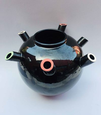Vaso Modernista in Ceramica