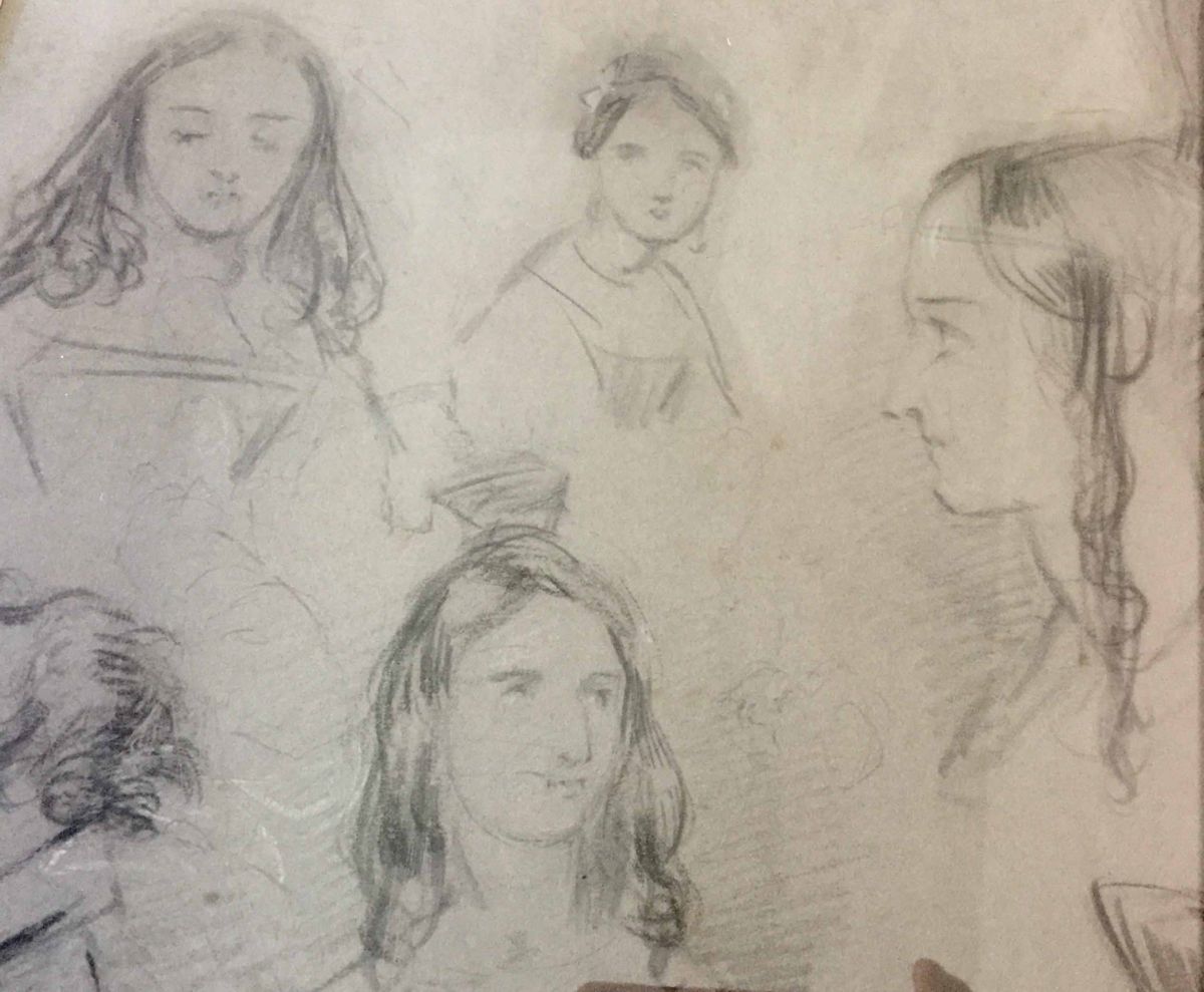 Artista del XIX Secolo, Studio di Teste