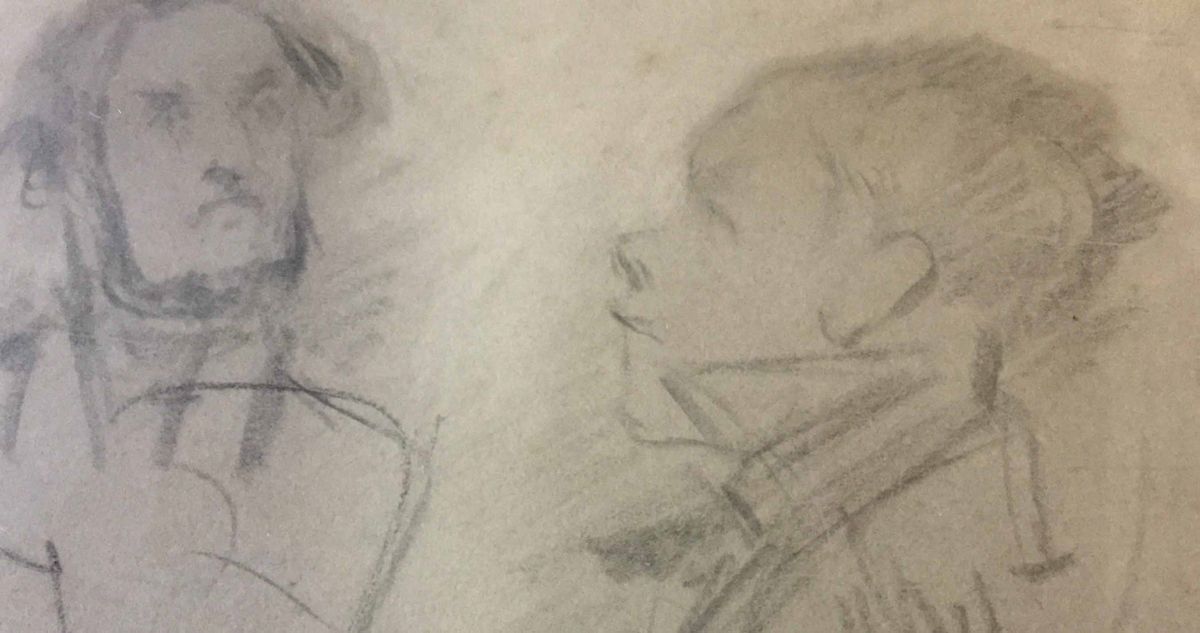 Artista del XIX Secolo, Studio di Teste