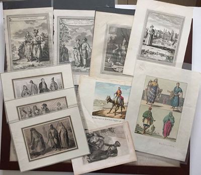 15 Stampe di Costumi Orientali, XIX Secolo