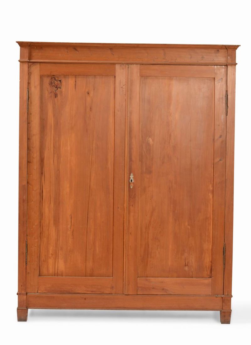Armadio in legno a due ante, XX secolo  - Auction Antique September | Cambi Time - Cambi Casa d'Aste