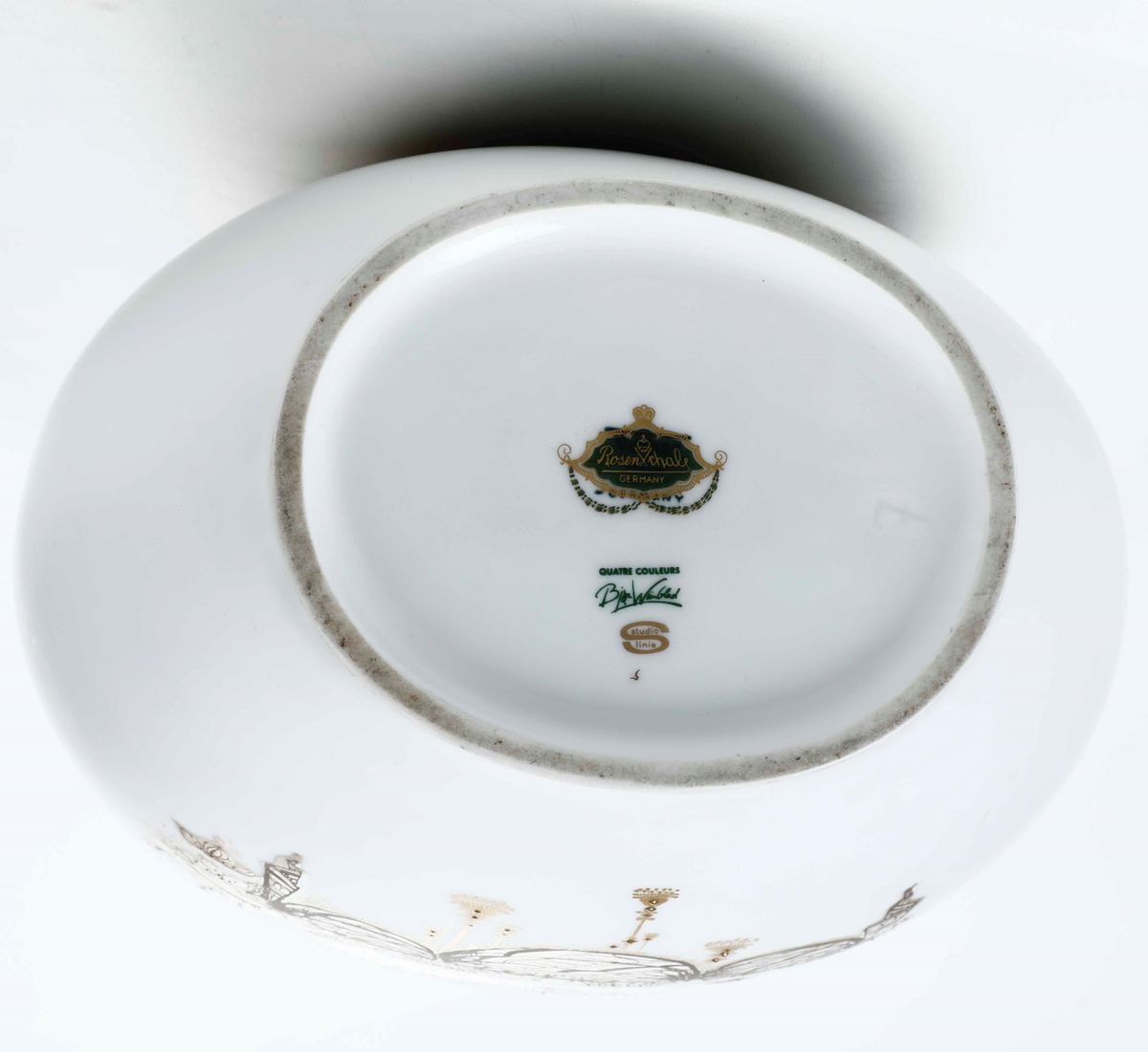 Un Grande Vaso dalla Serie "quatre Couleures” Germania, Manifattura Rosenthal, 1960-1980 Designer...