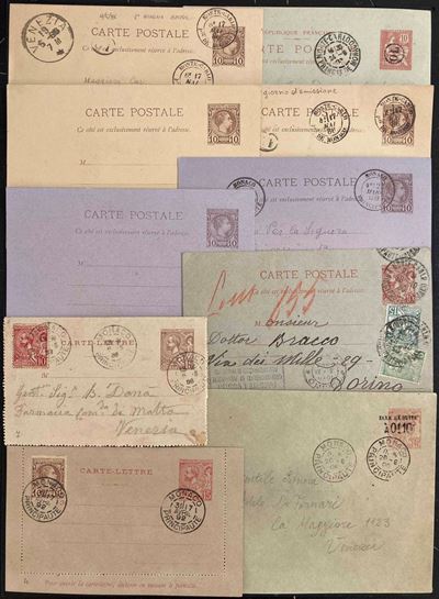 1886/1906, Principato di Monaco, Collezione di Interi Postali.