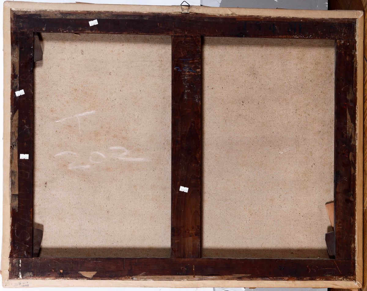 Scuola del XVIII Secolo Paesaggio con Figure