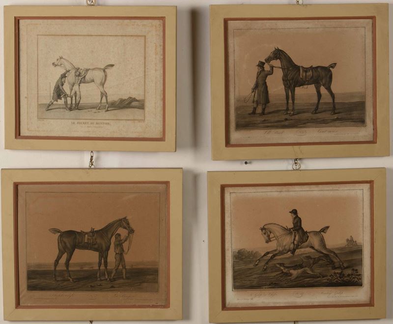 Lotto di quattro incisioni, XIX secolo  - Asta Una Proprietà Lombarda | Cambi Time - Cambi Casa d'Aste