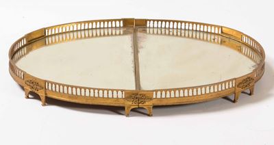 Presentoire in Bronzo Dorato, XIX-XX Secolo