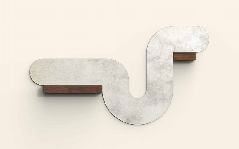 Bower Studios : Mellow Mirror "Shelves"  (2021)  - Asta CTMP Design - Cambi Casa d'Aste