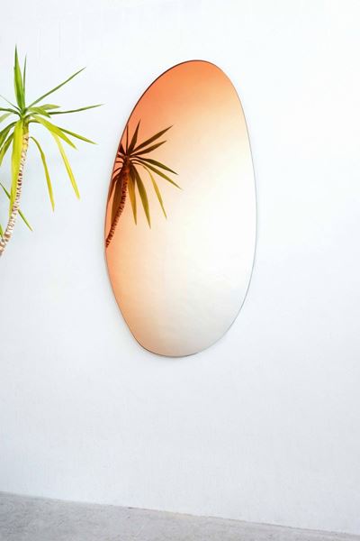 Off Round Mirror Hue Caramel