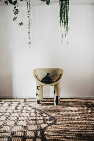 Roly-poly Dining Chair 2 - Hand Painted