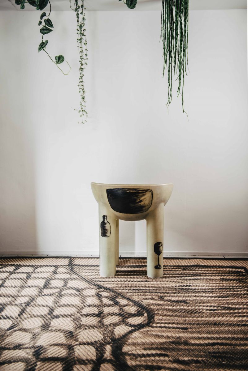 Faye Toogood - Roly-poly Dining Chair 2 - Hand Painted