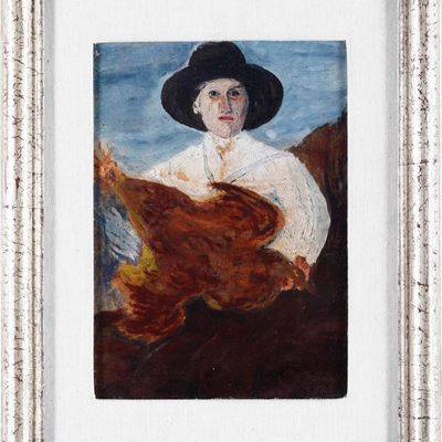 Uomo con Gallo