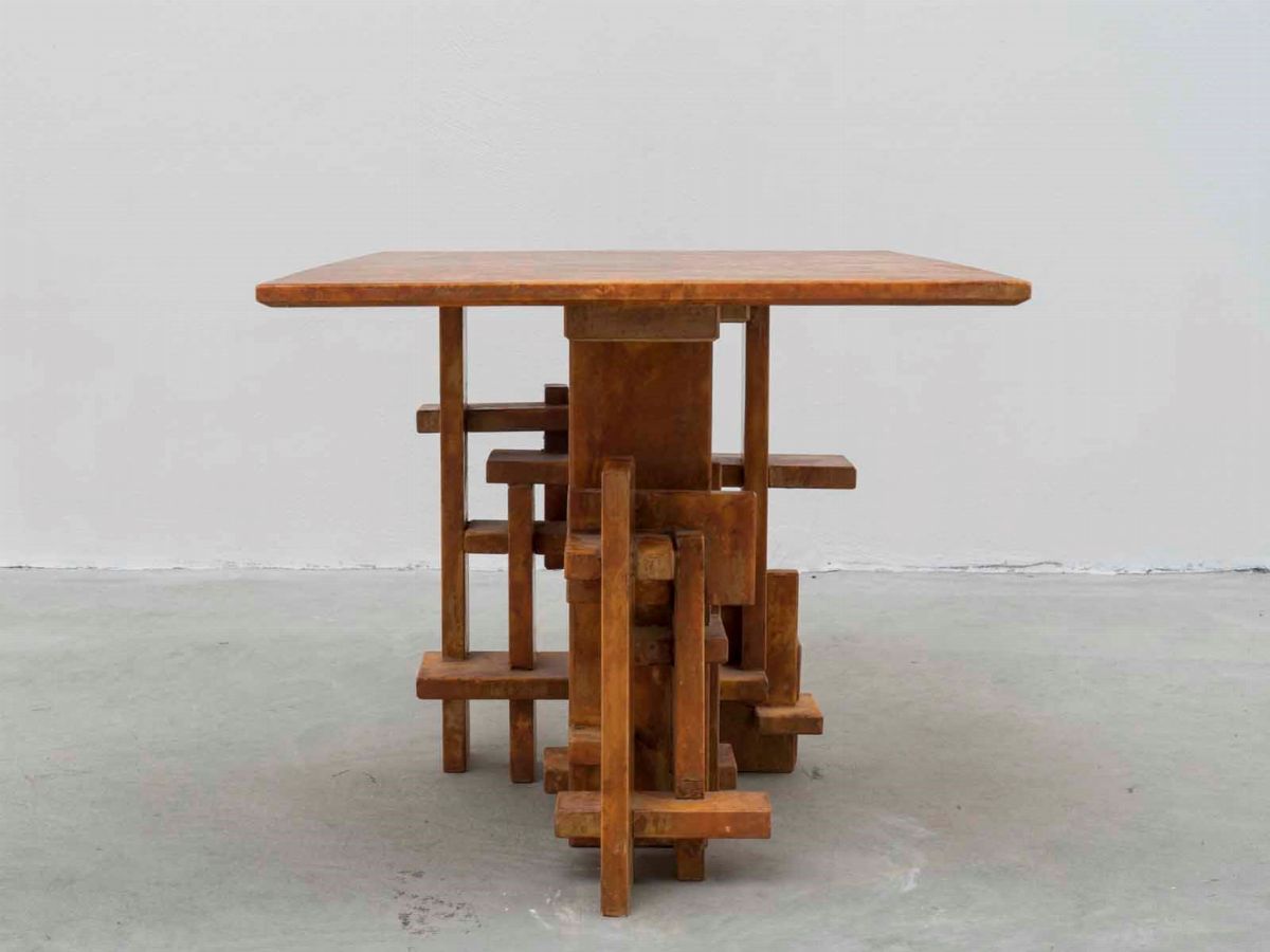 Will West For 1+1 Gallery - Rusty Coffee Table